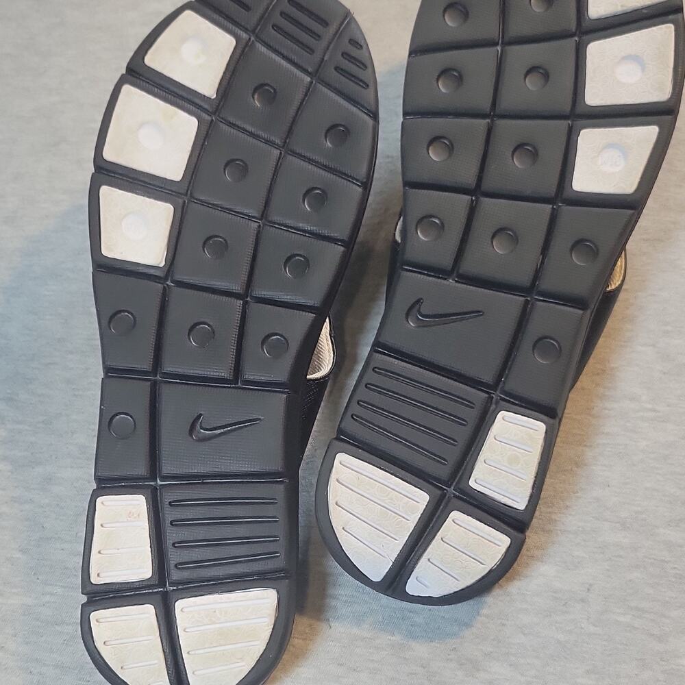 Nike Comfort Footbed Men's Thong Sandals Black Logo Cushioned Slip On US 10 - Picture 7 of 9